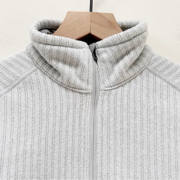 Patagonia Better Sweater Stripe Marsupial Half Zip Pullover Jacket Grey size S - Picture 3 of 11